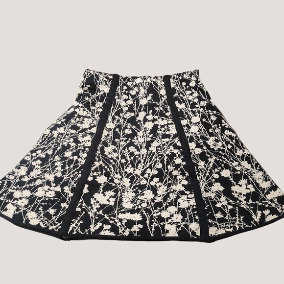 Taylor Size Large Womens Floral Print Black  White Dress Large Rayon Polyester - Picture 7 of 14